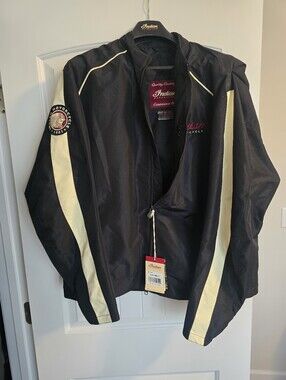 Womens Indian Black Jacket with Cream Stripes